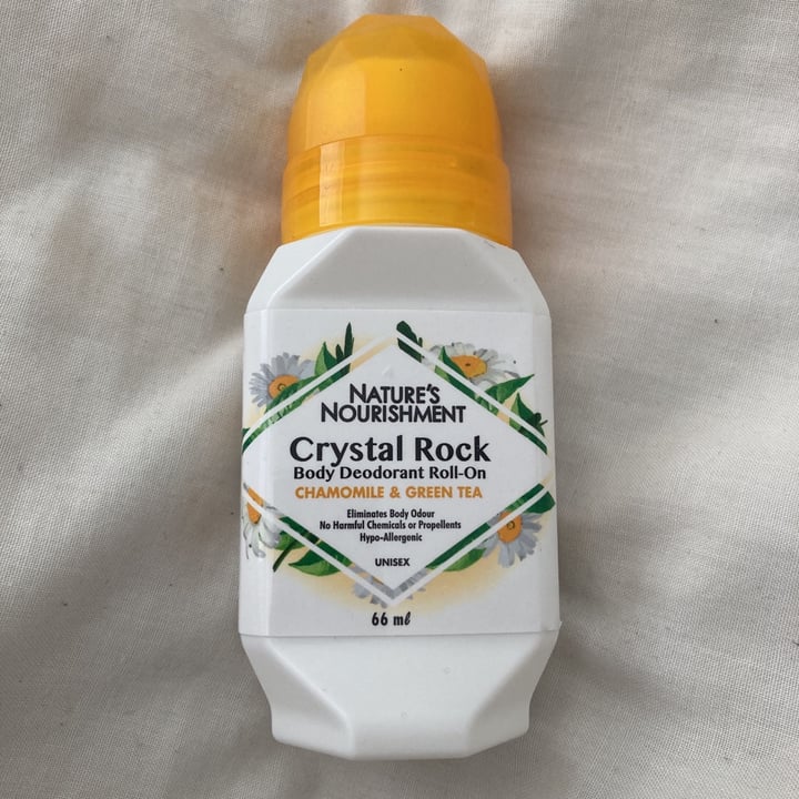 photo of Nature’s Nourishment  Crystal Rock Body Deodorant Roll-on shared by @landiventer on  05 Oct 2021 - review