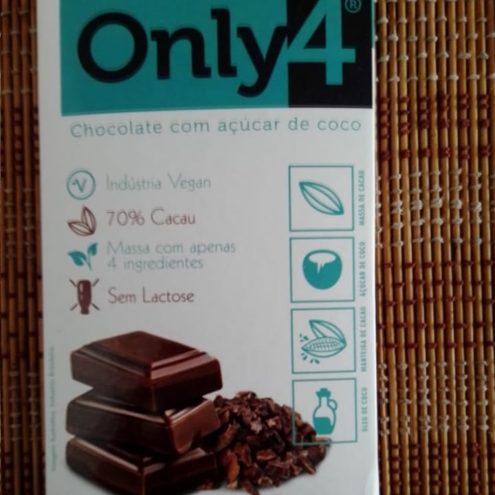 photo of Only4 Chocolate com açucar de coco - Nibs shared by @nascimentor on  10 Sep 2022 - review