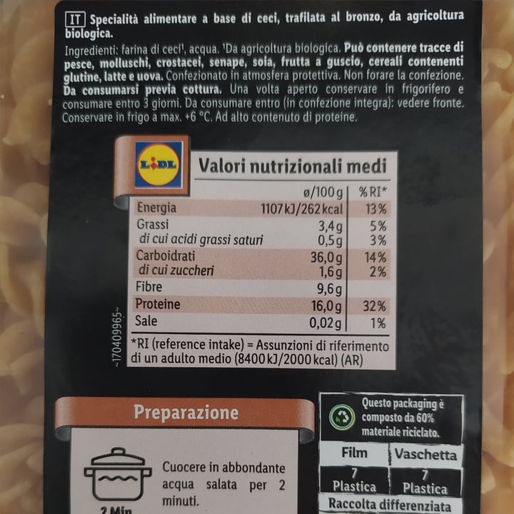 photo of Nonna mia high protein-fusilli freschi di ceci shared by @valy on  11 Dec 2022 - review