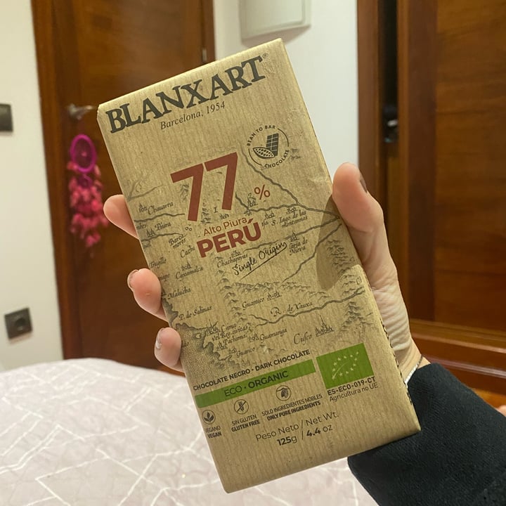 photo of Blanxart Chocolate 77% shared by @danagambini on  03 Feb 2022 - review