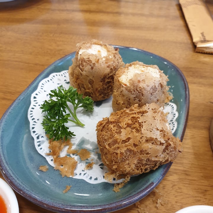 photo of Lotus Vegetarian Restaurant Veggie Scallop Yam Fritters shared by @hermainesay on  02 May 2021 - review