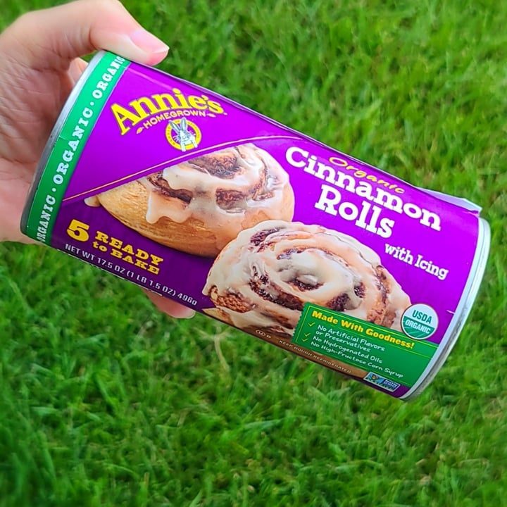 photo of Annie’s Organic Cinnamon Rolls with Icing shared by @agreene428 on  12 Jul 2021 - review