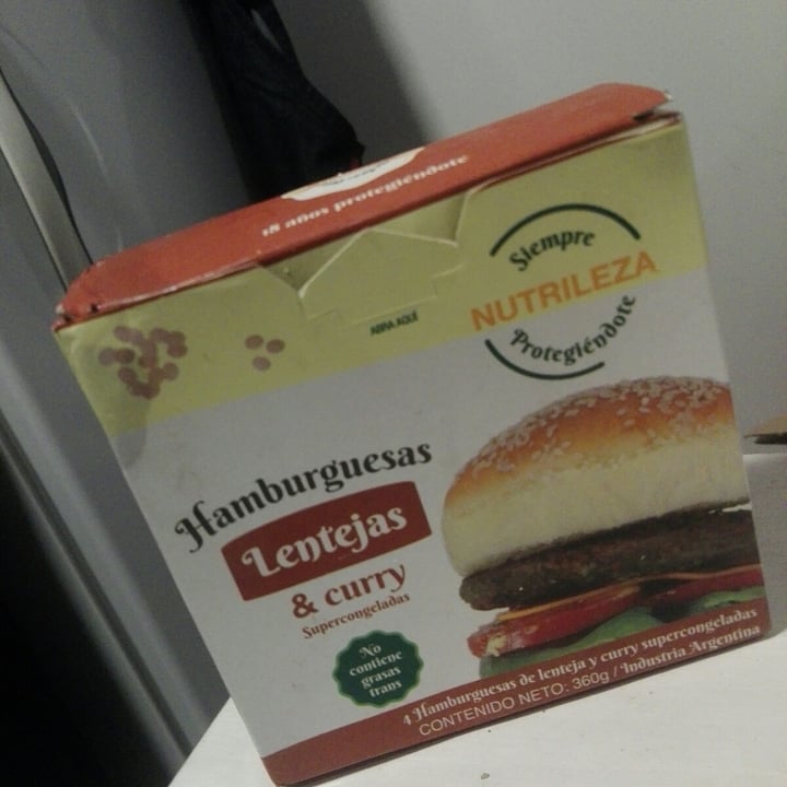 review photo of Nutrileza Hamburguesa Lenteja & Curry shared by @giuseppesommer on 28 Mar 2021 - review