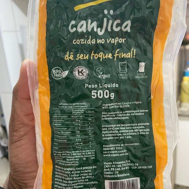 photo of Vapza Canjica shared by @amandarr on  27 May 2022 - review