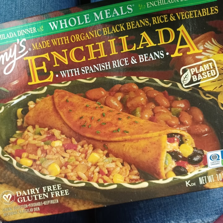 photo of Amy’s Amy's Enchilada with Spanish Rice & Beans shared by @earthling6 on  27 Nov 2021 - review