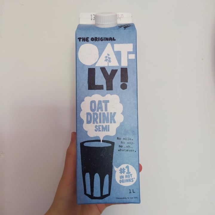 photo of Oatly Oat Milk Semi shared by @elloakes on  21 May 2020 - review