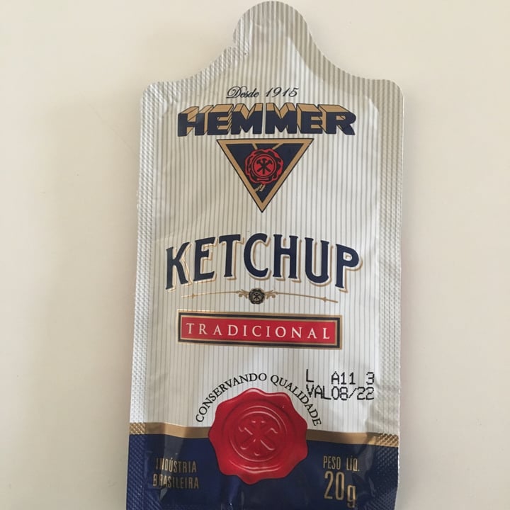 photo of Hemmer Ketchup tradicional sachê shared by @clarinha012356789 on  21 Apr 2022 - review