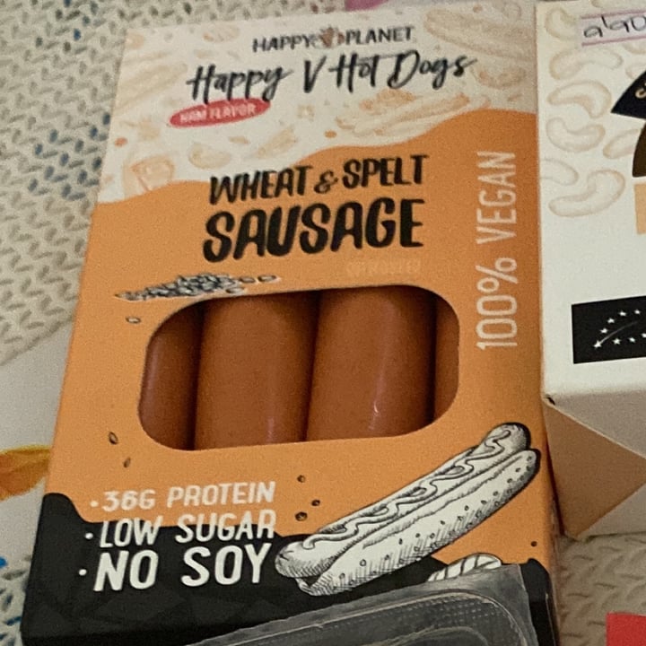 photo of Happy Planet wheat and spelt sausage shared by @emmacpd on  31 Oct 2022 - review