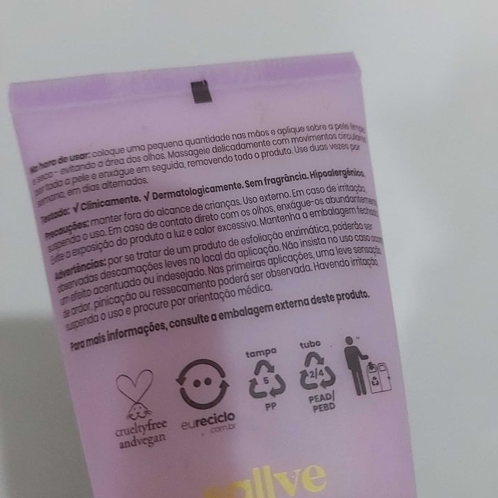 photo of Sallve Esfoliante Enzimático shared by @mylenasilva29 on  06 May 2022 - review