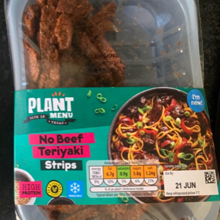 photo of ALDI No Beef Teriyaki shared by @freyatasker on  23 Jun 2021 - review