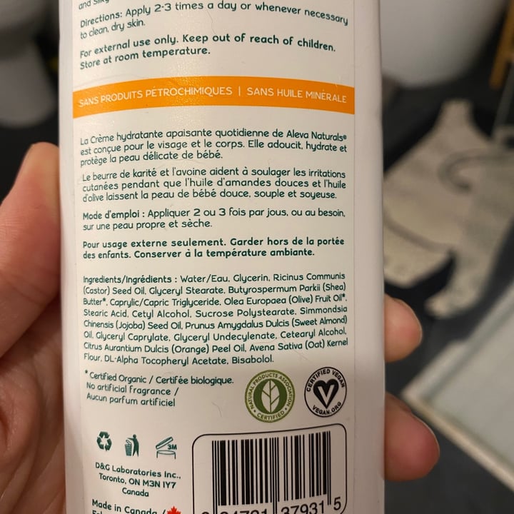 review photo of Aleva Naturals Aleva daily soothing moisturizer shared by @oromero on 09 Jun 2021 - review
