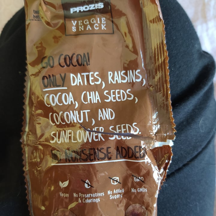 photo of Prozis Veggie Snack - Palline di Datteri, Uvetta, Arachidi shared by @barbarapc on  20 Oct 2021 - review