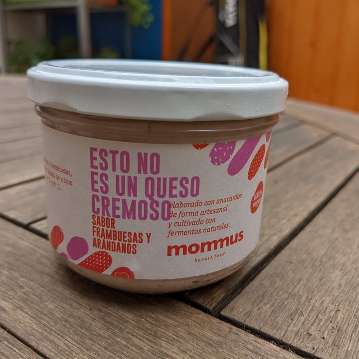 review photo of Mommus Foods Queso Cremoso Sabor Frambuesa Y Arándanos shared by @fperezgamonal on 10 Dec 2021 - review