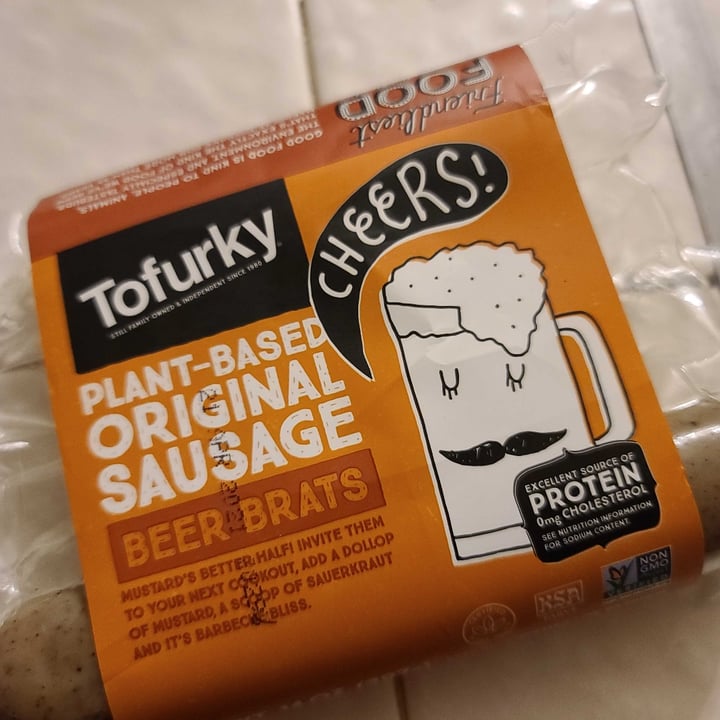 photo of Tofurky Original Sausage Beer Brats shared by @bearking on  17 Jun 2021 - review