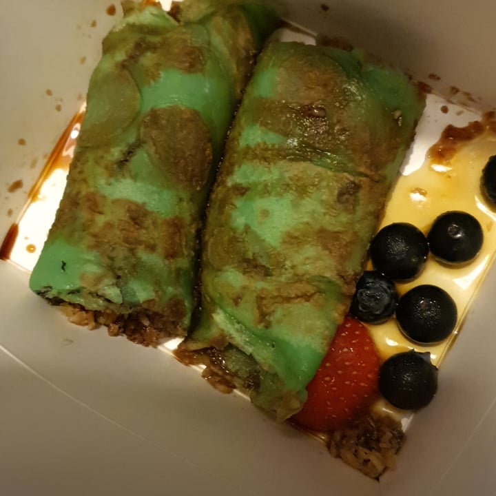 review photo of Suissi Vegan Asian Kitchen Coconut Pancakes shared by @reverse-eng-vegan on 28 Jun 2020 - review