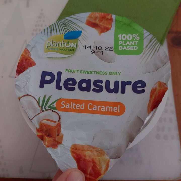 photo of Planton coconut vegangurt salted caramel shared by @anndallann on  22 Sep 2022 - review