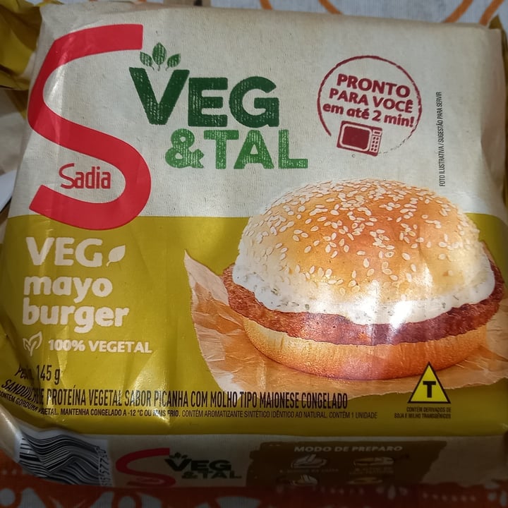 photo of Sadia Veg Mayo Burger shared by @gaberude on  06 Sep 2022 - review