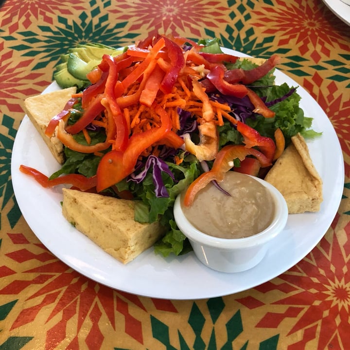 photo of Saturn Cafe Berkeley Crispy Tofu Sesame Salad shared by @wharding on  18 Jun 2018 - review