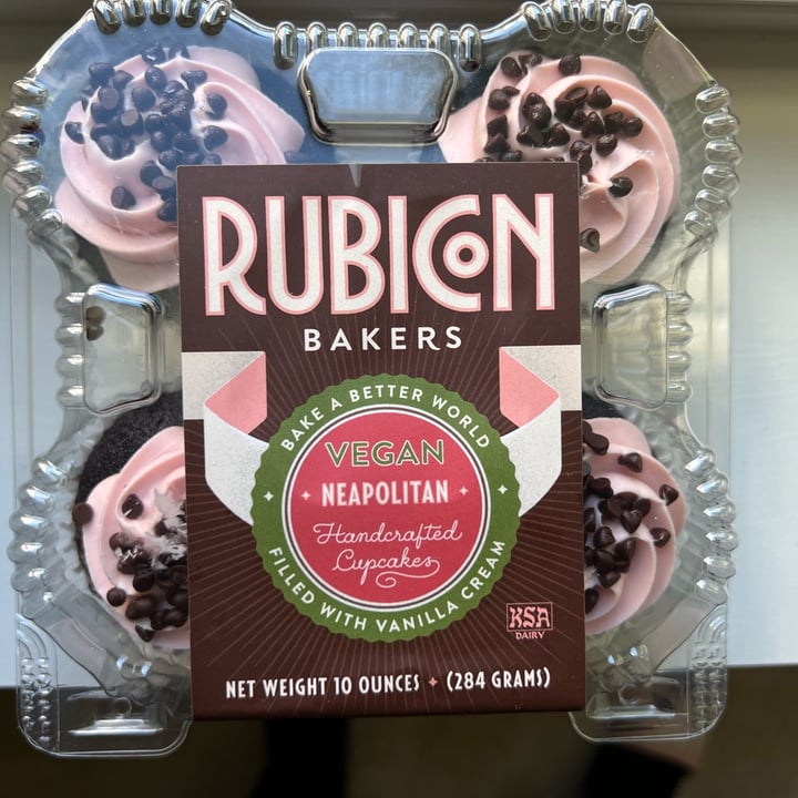 photo of Rubicon Bakers Neapolitan Cupcakes shared by @berryveganplanet on  01 Sep 2022 - review