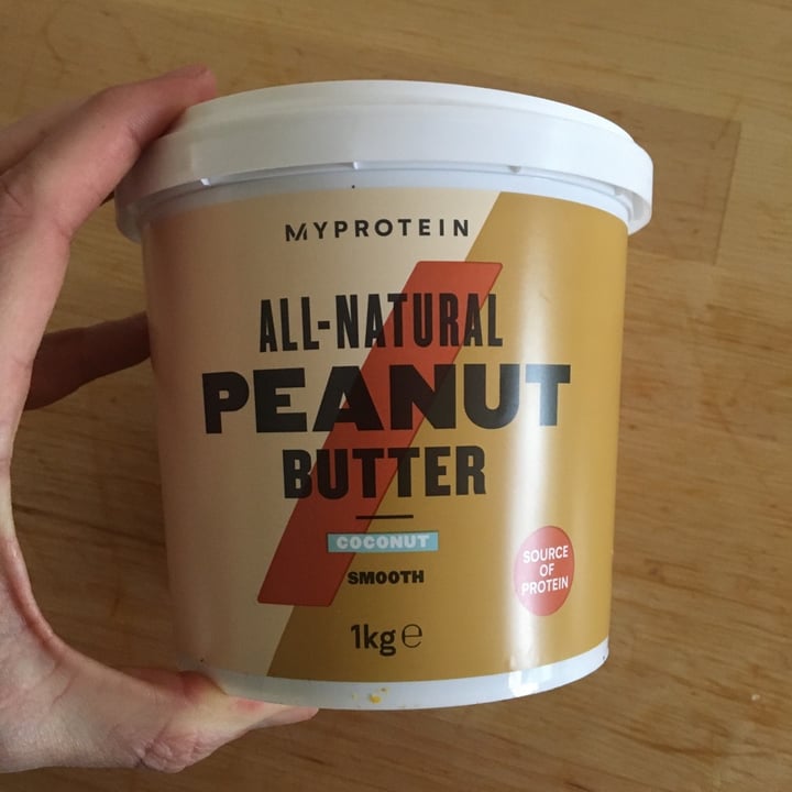 photo of MyProtein All Natural Peanut Butter Smooth shared by @jebgroingroin on  07 Mar 2020 - review