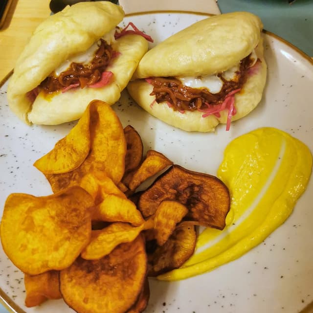 Foto del piatto “Korean mushrooms bao”