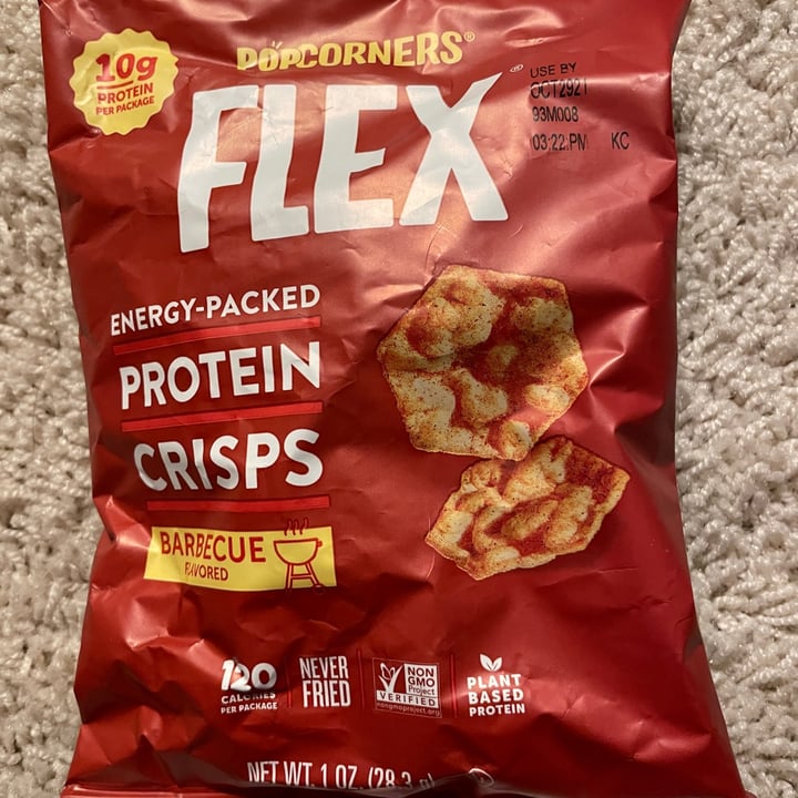 PopCorners popcorners flex protein crisps BBQ flavour Review abillion