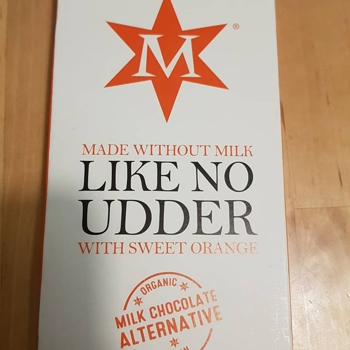 photo of Montezuma's Like No Udder Milk Chocolate Orange 🍊 shared by @enkelvegan on  29 Jan 2021 - review