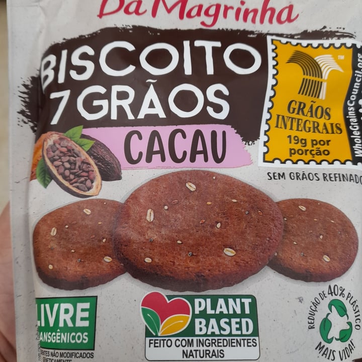 photo of Da Magrinha Biscoito 7 Grãos Cacau shared by @cricaesper on  29 May 2022 - review