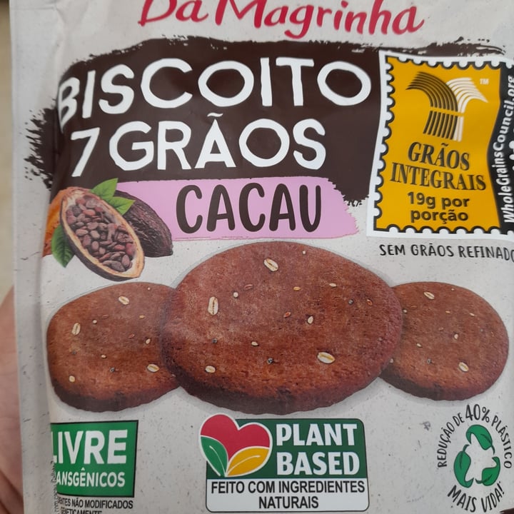 review photo of Da Magrinha Biscoito 7 Grãos Cacau shared by @cricaesper on 29 May 2022 - review