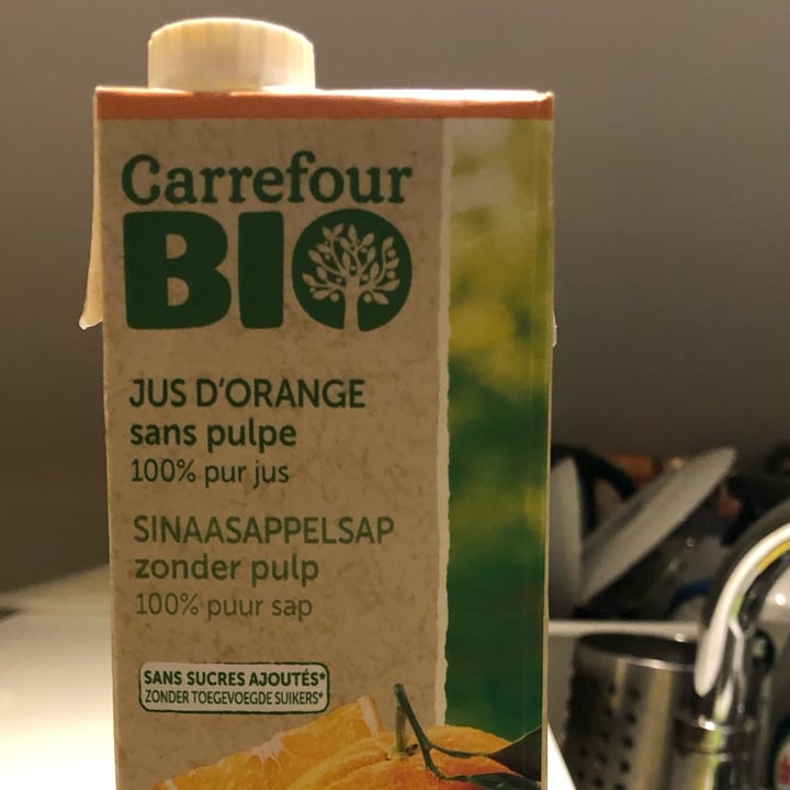 photo of Carrefour Bio Carrefour succo all’arancia Bio shared by @ilariabuttu on  03 Oct 2022 - review