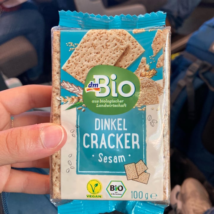 photo of dmBio Dinkel cracker sesam shared by @irebo02 on  24 Sep 2022 - review