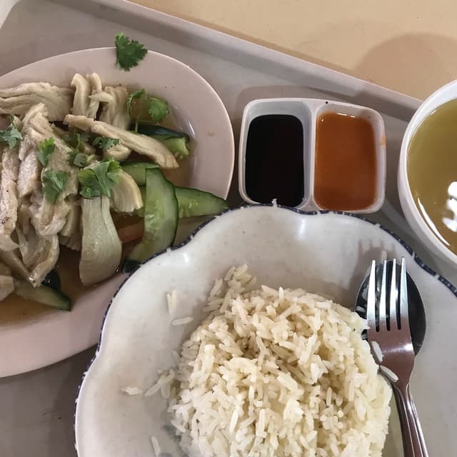 菜肴“Vegetarian Chicken Rice”的照片