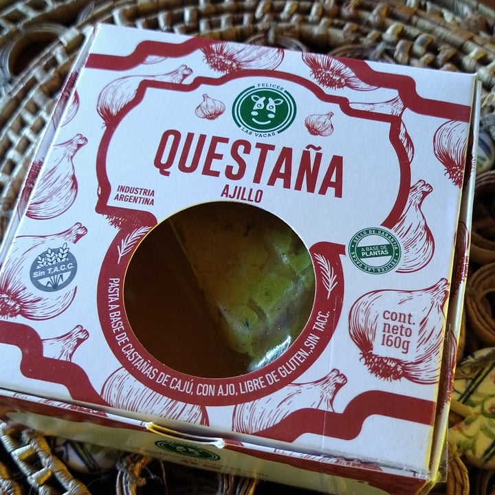 photo of Felices Las Vacas Questaña Queso Vegano al Ajillo shared by @lobo61 on  06 Nov 2020 - review