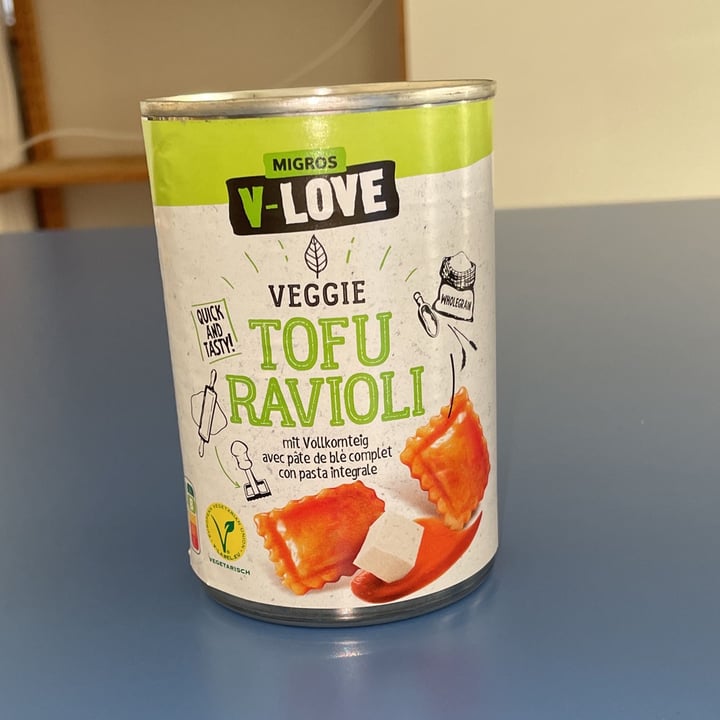 photo of Migros V-Love Veggie Tofu Ravioli shared by @silviapires96 on  27 Apr 2022 - review
