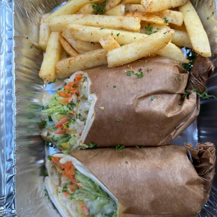 photo of The Vegan Chef, Craighall Chickn salad wrap shared by @globalvegan on  22 Jan 2022 - review