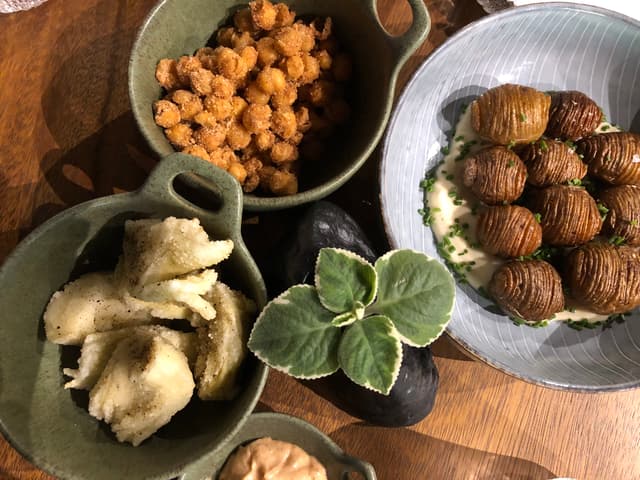 Photo of the dish “fried chickpeas”