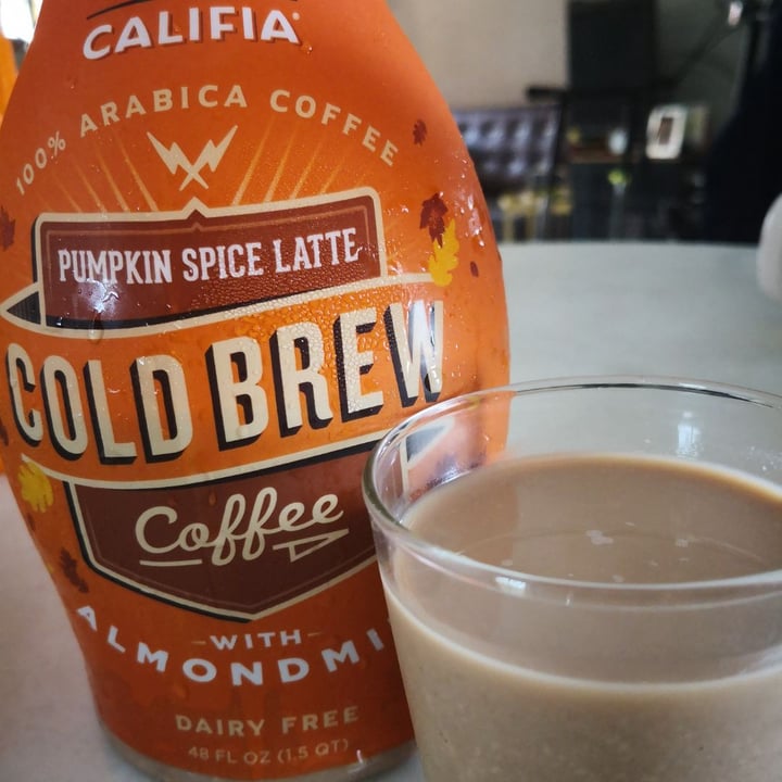 photo of Califia Farms Pumpkin Spice Latte Cold Brew Coffee With Almond Milk shared by @nana on  27 Dec 2018 - review
