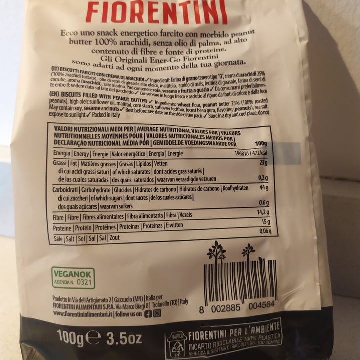 photo of Fiorentini Ener go peanut butter shared by @kiazina98 on  30 Jun 2022 - review
