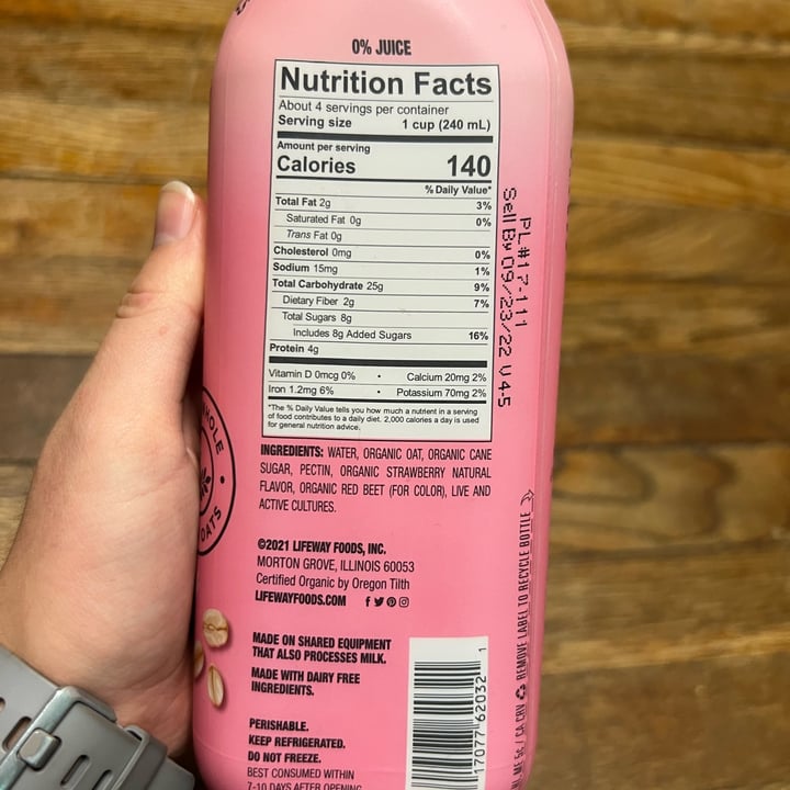 review photo of Lifeway Strawberry Vanilla shared by @rosemaryhill on 14 Sep 2022 - review