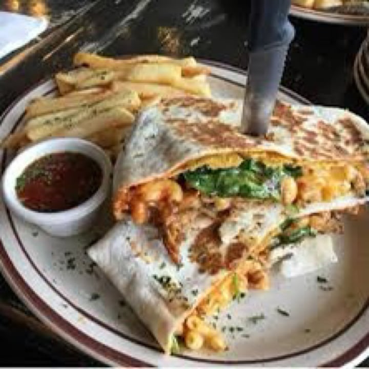photo of Wayward Vegan Cafe Albuquerque crunch wrap shared by @mckennasegress on  29 Jan 2022 - review