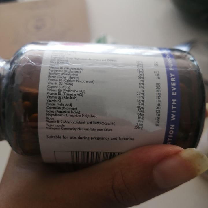 photo of Viridian Nutrition Pregnancy Complex shared by @thegreendietitian on  21 Feb 2021 - review