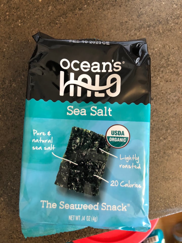 photo of Ocean's Halo Sea Salt Seaweed Snack shared by @nisharespect on  20 Apr 2022 - review