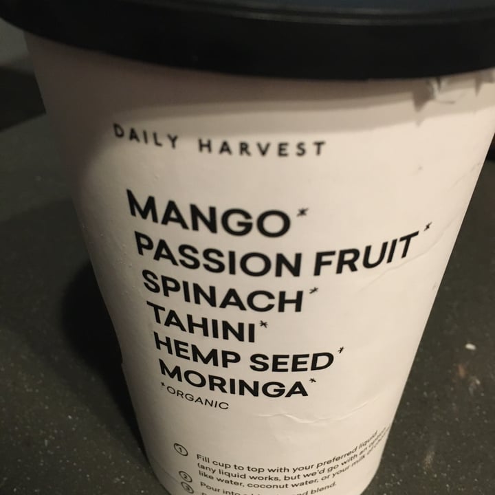 photo of Daily Harvest Passion Fruit And Greens shared by @sedahere on  01 Jun 2021 - review