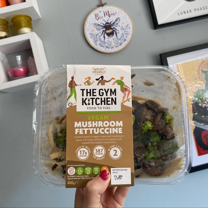 photo of The Gym Kitchen Mushroom Fettuccine shared by @melmoon90 on  23 Jun 2022 - review