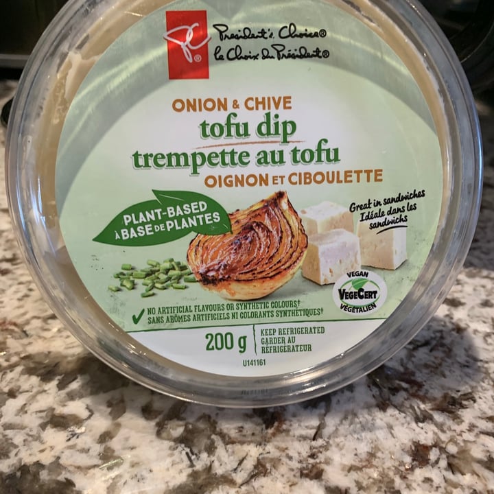 review photo of President's Choice Onion & Chive Tofu Dip shared by @valley123 on 25 Jun 2021 - review