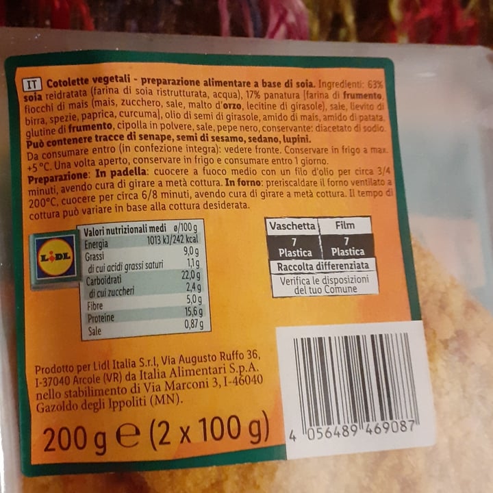 photo of Vemondo  2 Cotolette a Base di Soia shared by @perasperaadastra on  23 Oct 2022 - review