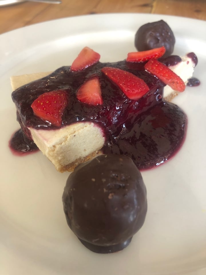 photo of Camel Rock Restaurant Vegan Vanilla Cheesecake shared by @mothercitymatt on  15 Mar 2020 - review