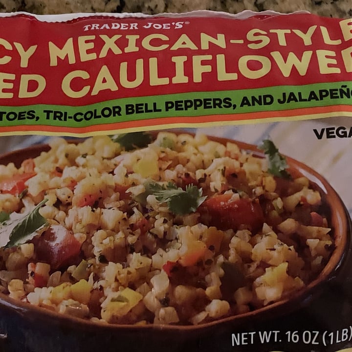 review photo of Trader Joe's Spicy Mexican Style Riced Cauliflower shared by @tempeh74 on 28 May 2022 - review