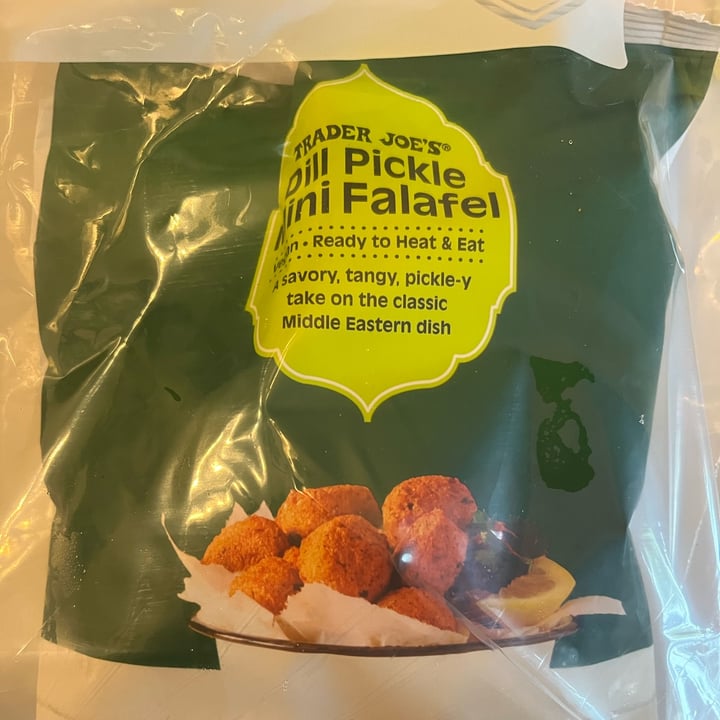 photo of Trader Joe's Dill pickle mini falafel shared by @northmeetssouth on  26 Jun 2022 - review