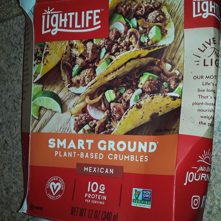 review photo of Lightlife Smart Ground Meatless Mexican Crumbles shared by @jrowe2064 on 23 Feb 2020 - review